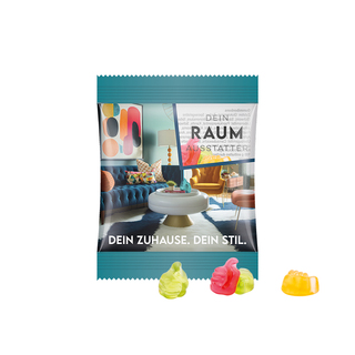 Minitüte,15 g, Folie transparent, Trolli Fruchtgummi Daumen