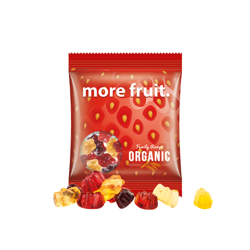 Minitüte,15 g, Folie transparent, Trolli Fruchtgummibären, 30% Fruchtsaftqualität