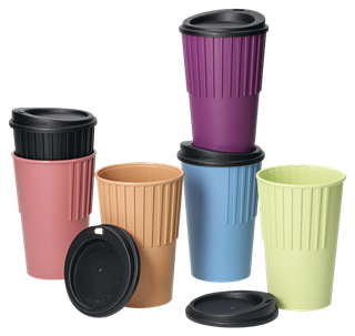 Riffel-Kaffeebecher "ToGo", 300 ml
