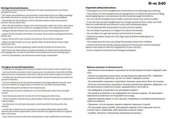 PUNK ANC Kopfhörer schwarz