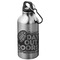 Oregon 400 ml Aluminium Trinkflasche mit Karabinerhaken