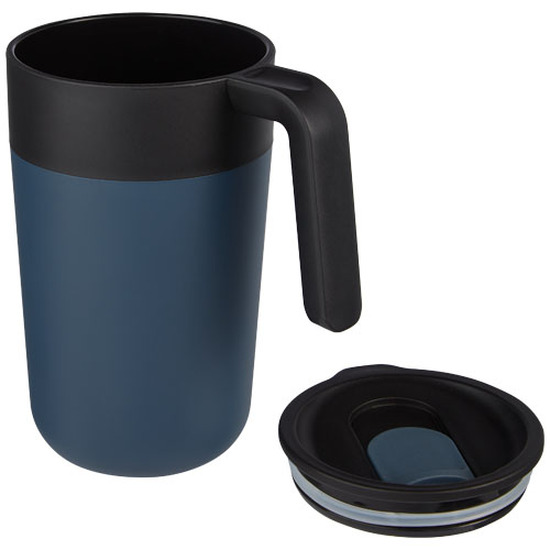 Nordia 400 ml doppelwandiger Becher aus Recyclingmaterial