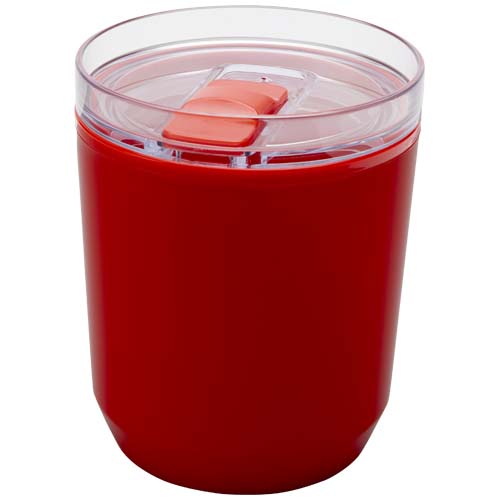Hudson 180 ml doppelwandiger Becher aus recyceltem Kunststoff