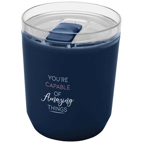 Hudson 180 ml doppelwandiger Becher aus recyceltem Kunststoff