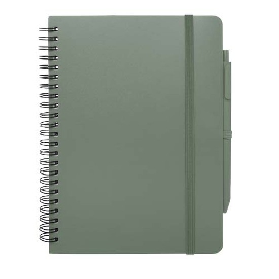 Thalaasa A5 Hardcover Notizbuch mit Kugelschreiber (schwarze Mine)