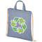 Pheebs 210 g/m² recycelter Rucksack mit Kordelzug 6L