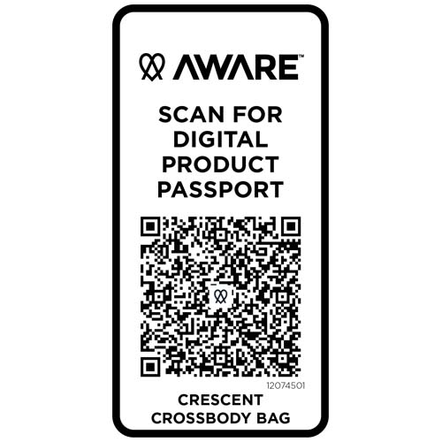 Crescent 500 g/m² Aware™ recycelte Umhängetasche