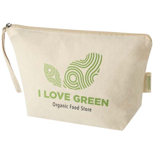 Orissa 180 g/m² große Kosmetiktasche aus Bio-Baumwolle 3L