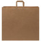 Kraftpapiertasche 90-100 g/m² mit flachen Griffen – XXL