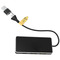 SCX.design H20 8-in-1 USB-Hub mit dualem Eingang und 6 Ports und Leuchtlogo