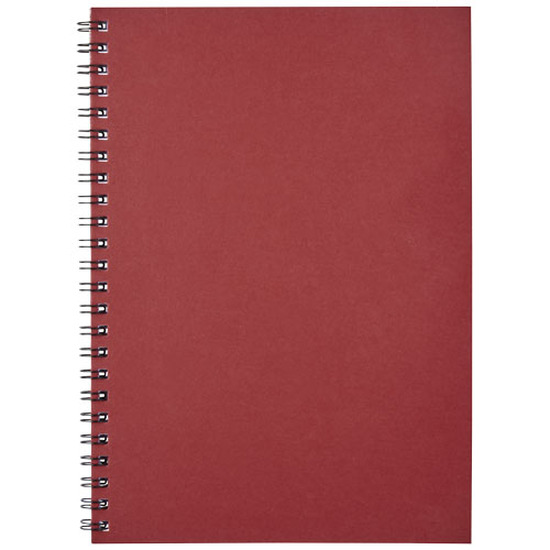 Desk-Mate® A5 recyceltes farbiges Notizbuch mit Spiralbindung