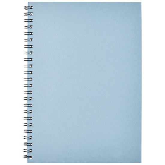 Desk-Mate® A5 recyceltes farbiges Notizbuch mit Spiralbindung