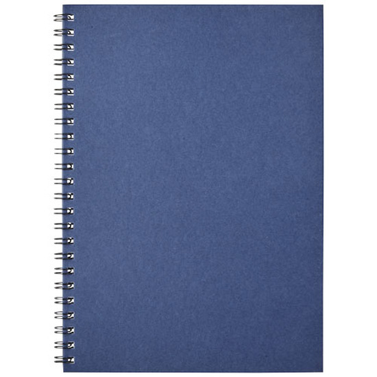 Desk-Mate® A5 recyceltes farbiges Notizbuch mit Spiralbindung