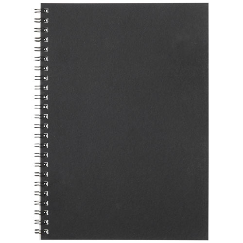 Desk-Mate® A5 recyceltes farbiges Notizbuch mit Spiralbindung