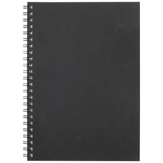 Desk-Mate® A5 recyceltes farbiges Notizbuch mit Spiralbindung