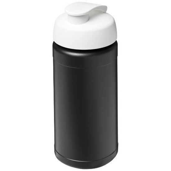 Baseline 500 ml recycelte Sportflasche mit Klappdeckel