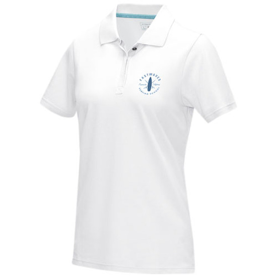 Graphite Poloshirt aus Bio-Baumwolle für Damen