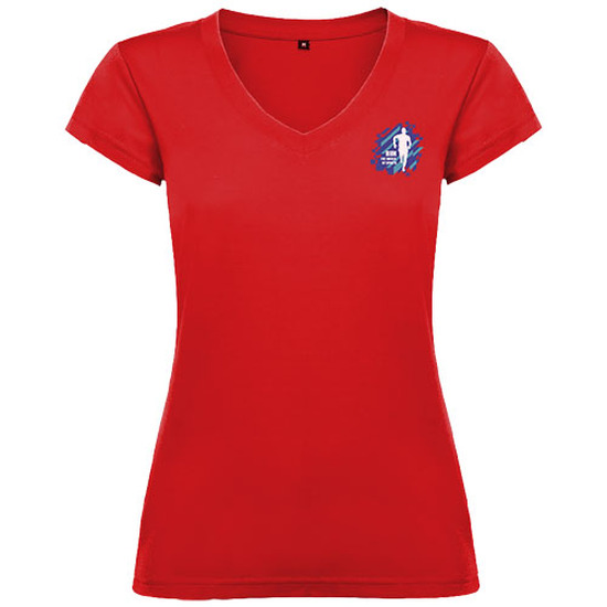 Victoria T-Shirt mit V-Ausschnitt für Damen