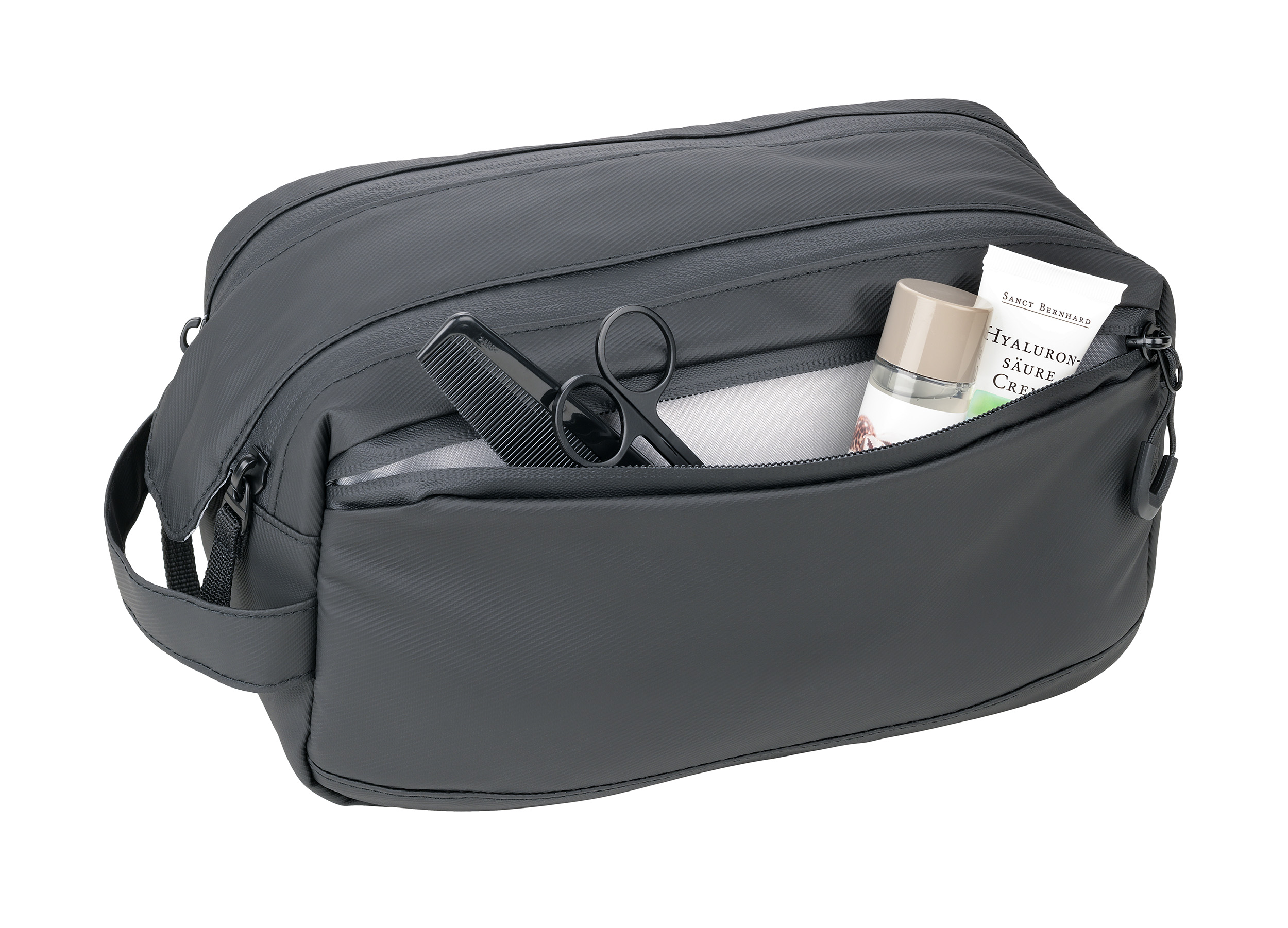TROIKA Kulturbeutel TROIKA BLACK WASHBAG 2
