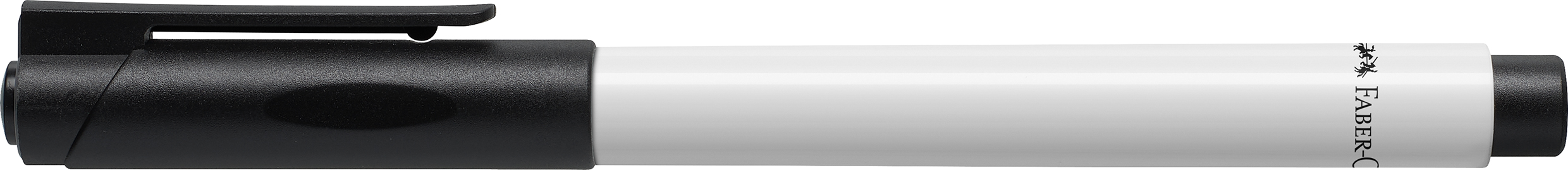 Broadpen Weiß / Schwarz, Schreibfarbe Schwarz