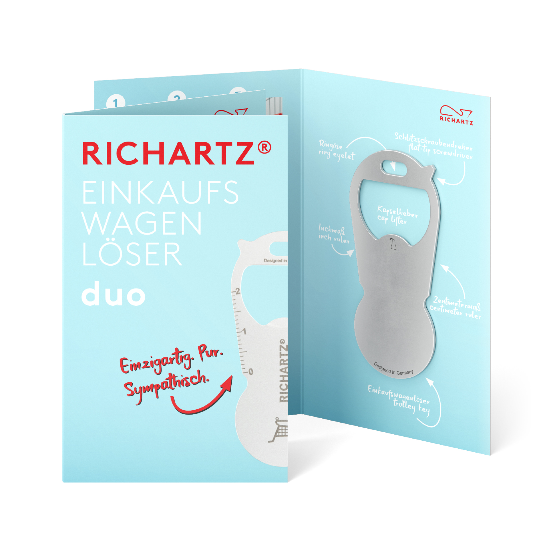 RICHARTZ® EINKAUFSWAGENLÖSER duo