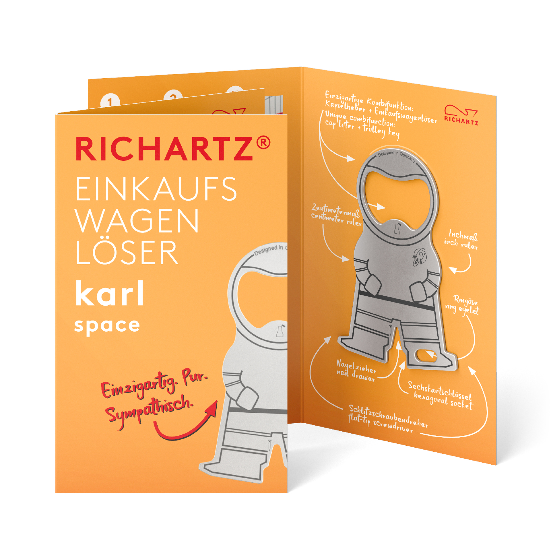 RICHARTZ® EINKAUFSWAGENLÖSER karl space