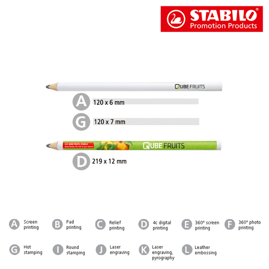 STABILO Zimmermannsstift mit Magnet
