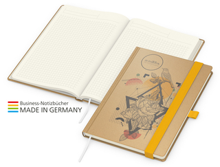Match-Book Creme Bestseller A4 Natura braun-individuell, gelb