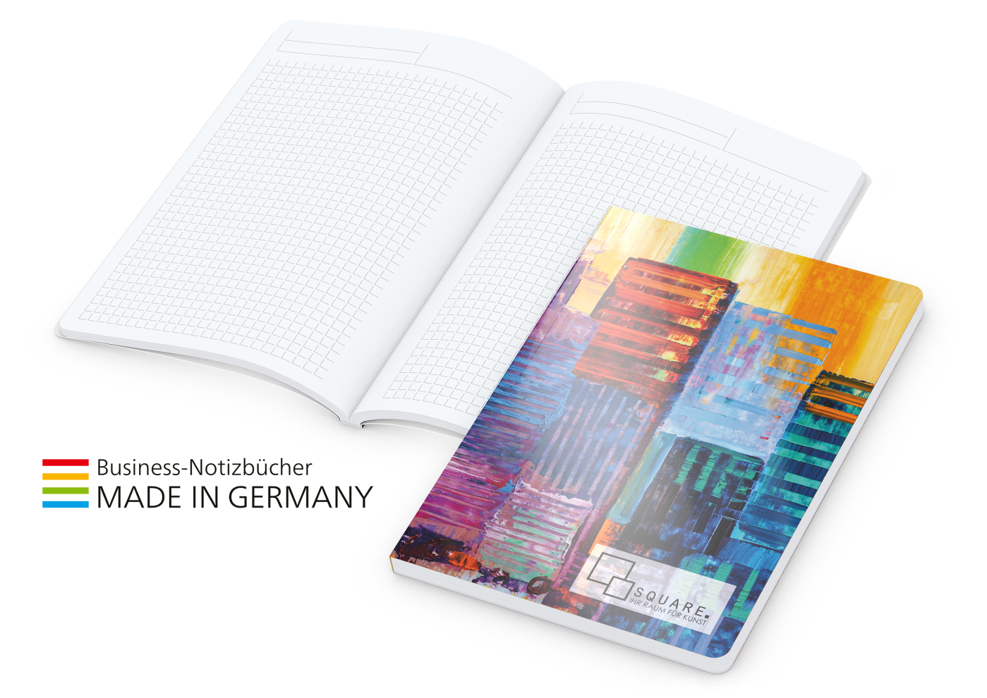 Notizbuch Flexx-Book Bestseller A5, Polychrome matt-individuell