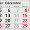 Tischkalender Desktop 3 Color Bestseller, 2 Jahre, schwarz