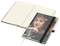 Notizbuch Match-Book Creme Bestseller, A5, Cover-Star, gloss-individuell, schwarz