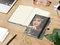 Notizbuch Match-Book Creme Bestseller, A5, Cover-Star, gloss-individuell, schwarz
