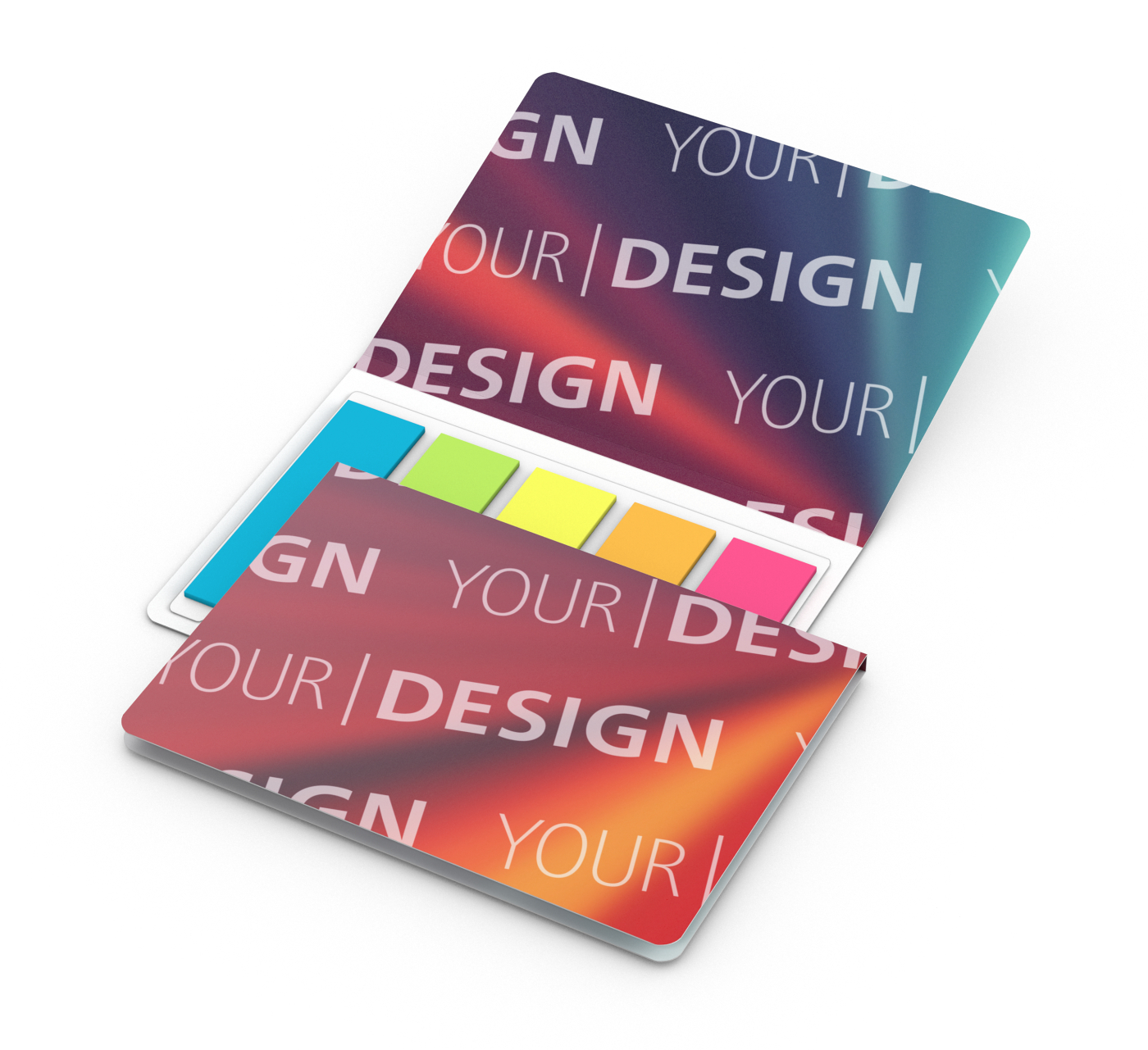 Haftmarker-Set Memo-Card Papiermarker Bestseller, matt-individuell