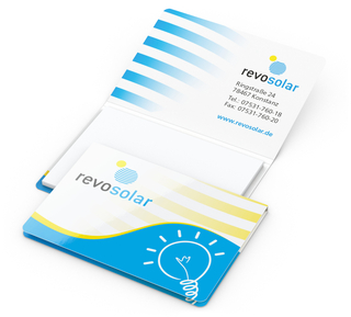 Haftnotiz Memo-Card White Bestseller, gloss-individuell