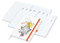 Wochenplaner Match-Hybrid White Bestseller, A4, Natura individuell, orange
