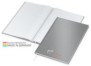Notizbuch Note-Book Bestseller, A4, matt-silber