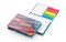 Haftnotiz-Set Prag Bookcover White Bestseller, gloss-individuell, Farbschnitt blau
