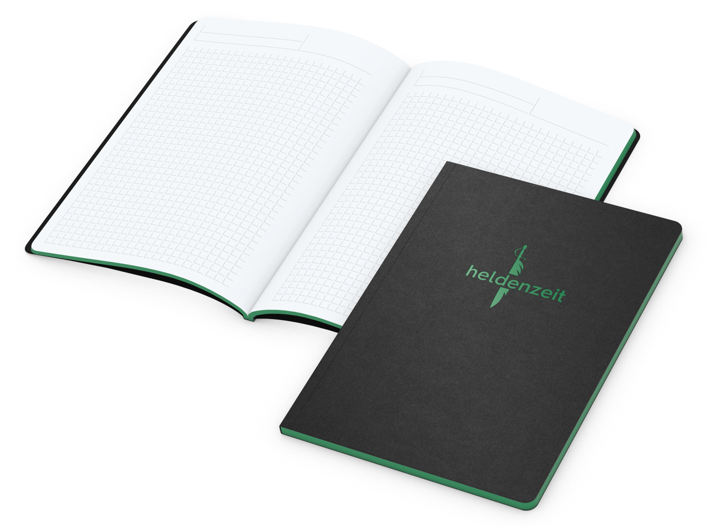 Notizbuch Tablet-Book Slim Bestseller, A5, grün