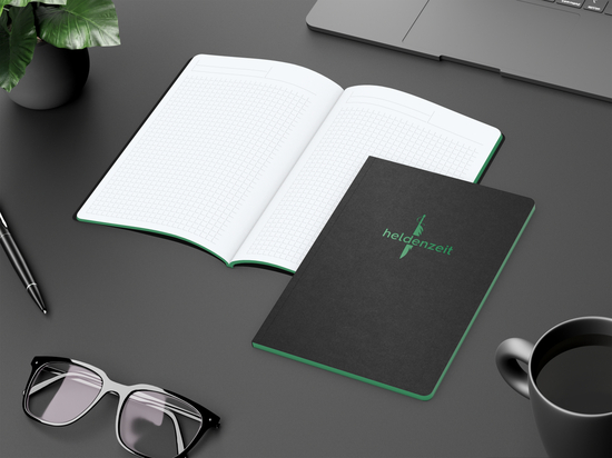 Notizbuch Tablet-Book Slim Bestseller, A5, grün