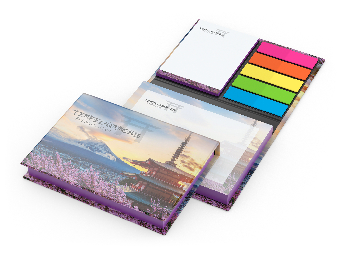 Haftnotiz-Set Wien Bookcover Individuell Bestseller, gloss-individuell