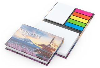 Haftnotiz-Set Wien Bookcover White Bestseller, gloss-individuell