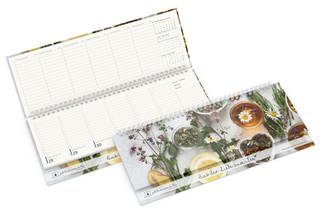 Tisch-Querkalender Compact Natura Recycling