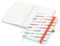 Notizbuch Match-Book, A5, Natura Recycling, orange