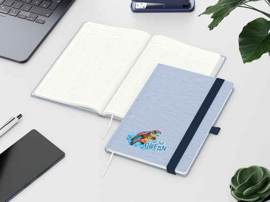 Notizbuch Ocean-Book Recycling, blau