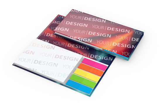 Haftnotiz-Set Kopenhagen Bookcover Individuell, Umschlag 4/4-farbig