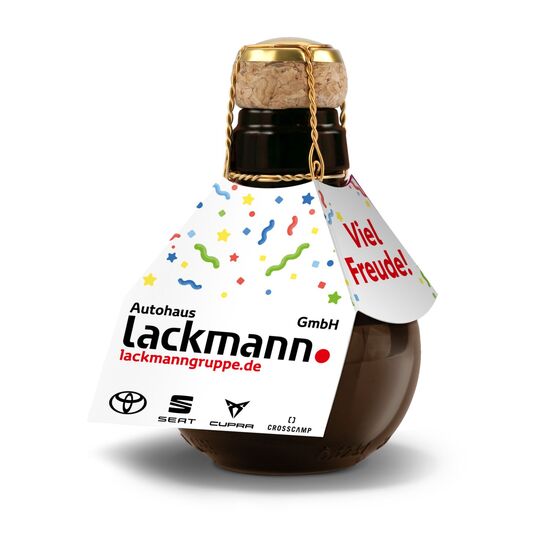 Kleinste Sektflasche der Welt Weihnachtsgruß, 125 ml 2K1540f