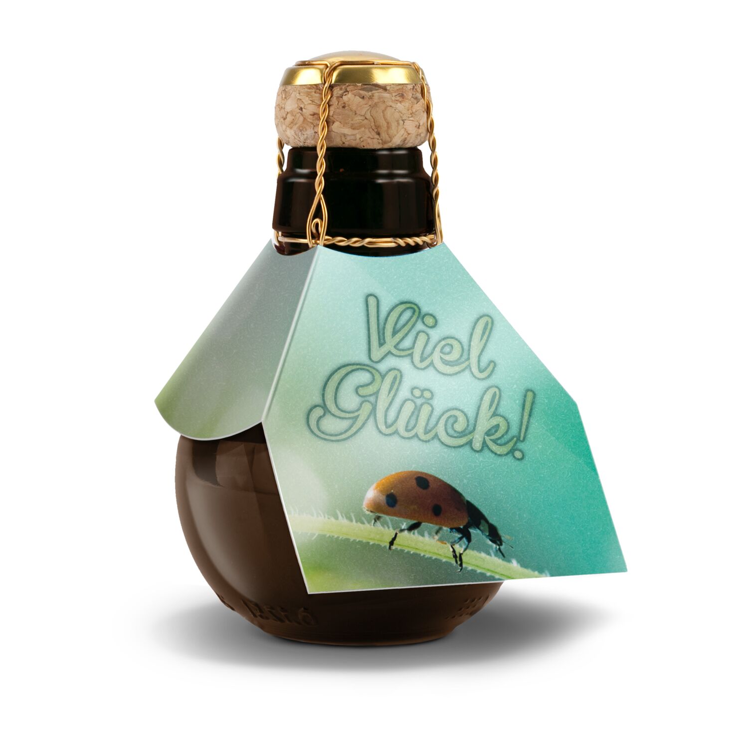 Kleinste Sektflasche der Welt Viel Glück, 125 ml 2K1540n