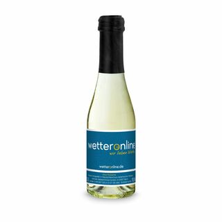 Promo Secco Piccolo - Flasche klar - Kapsel schwarz, 0,2 l 2K1919d