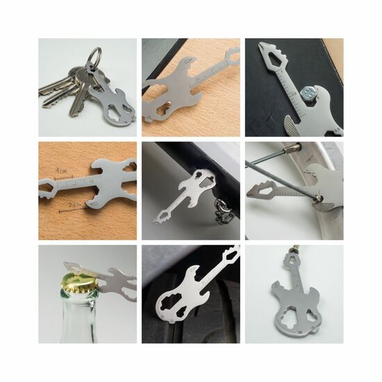 ROMINOX® Key Tool Guitar (19 Funktionen) Happy Father's Day 2K2104k