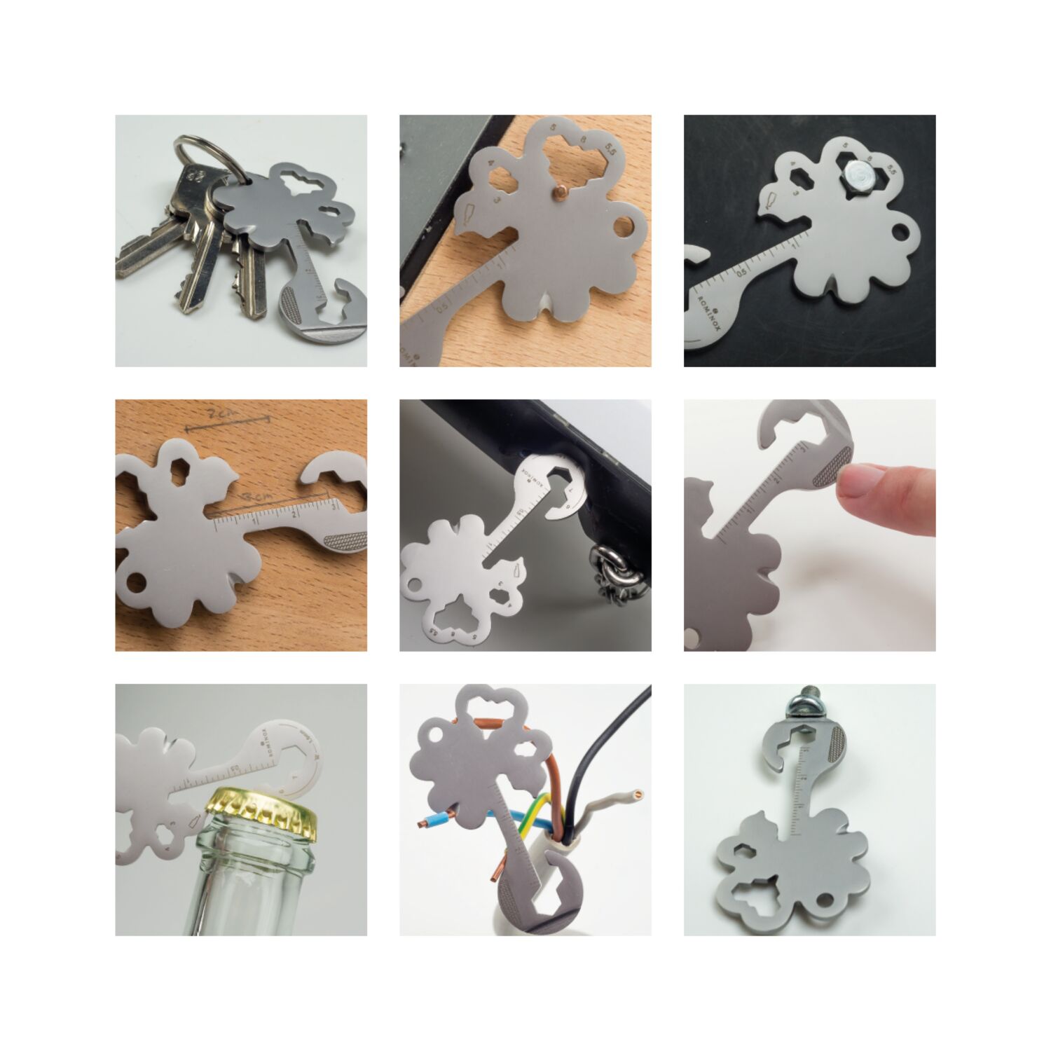 ROMINOX® Key Tool Lucky Charm (19 Funktionen) Deutschland Fan Jubelverstärker 2K2107m